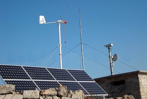 off Sistema d'alimentació solar híbrid de xarxa per a ús domèstic